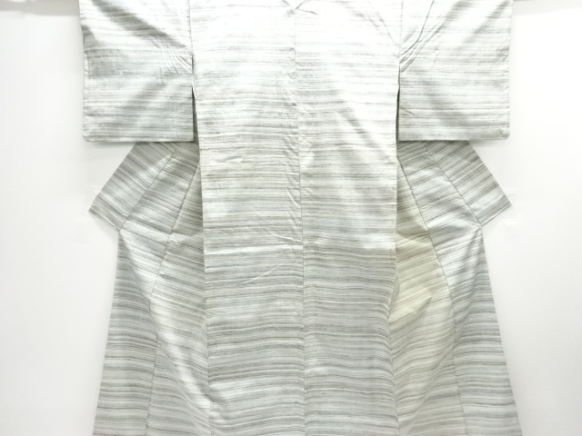 JAPANESE KIMONO / ANTIQUE KIMONO / WOVEN STRIPE